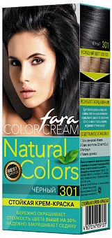FARA Natural Colors Natural Colors matu krāsa 301, Melna , 160ml
