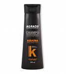AGRADO Profesionāls keratīna šampūns cirtainiem matiem,400ml